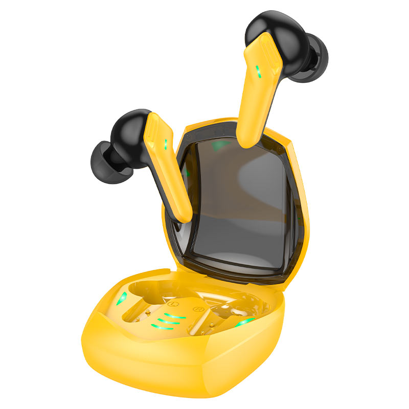 Hoco EW28 Magic true wireless BT gaming headset - yellow - Saif Al Najmi Kw